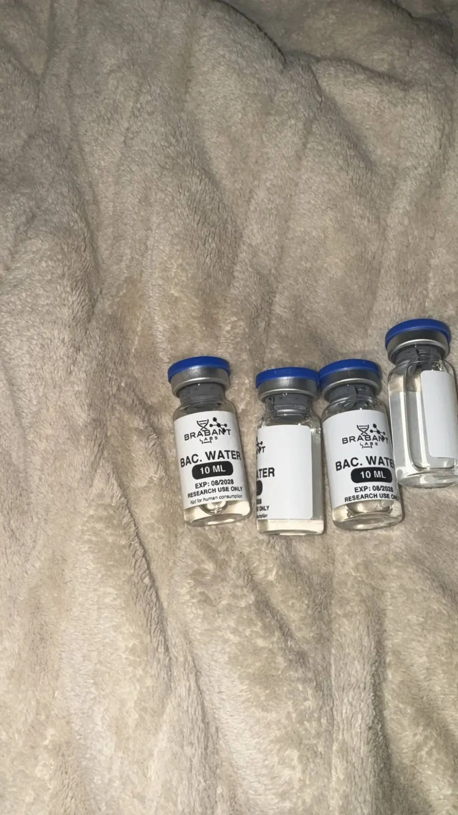 Bacteriostatic water 10 ml vials