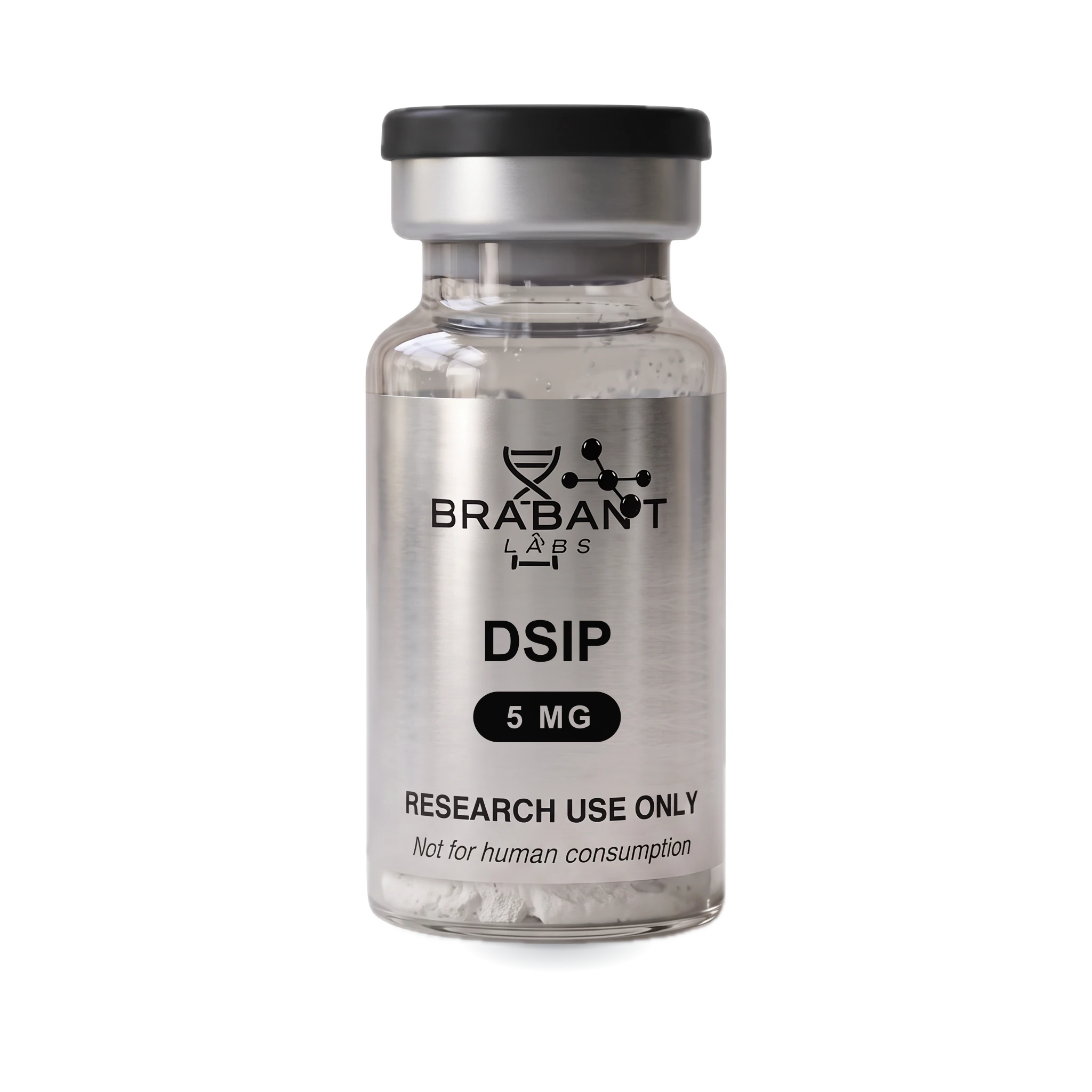 DSIP 5 mg onderzoeksflacon van BrabantLabs