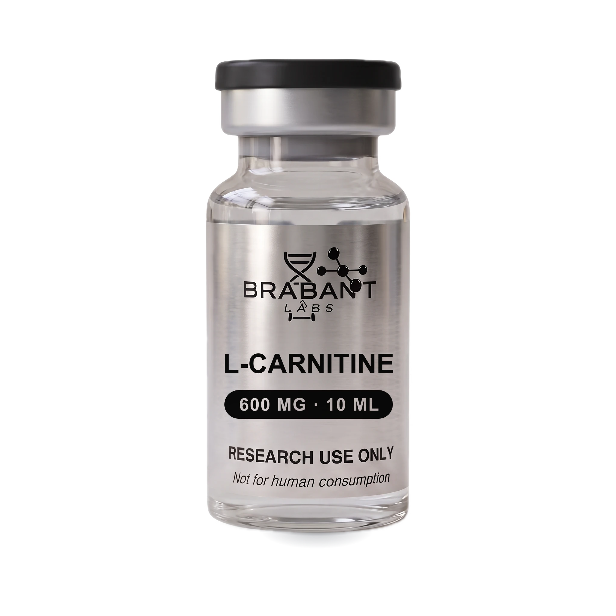 L-Carnitine 600 mg 10 ml onderzoeksflacon van BrabantLabs