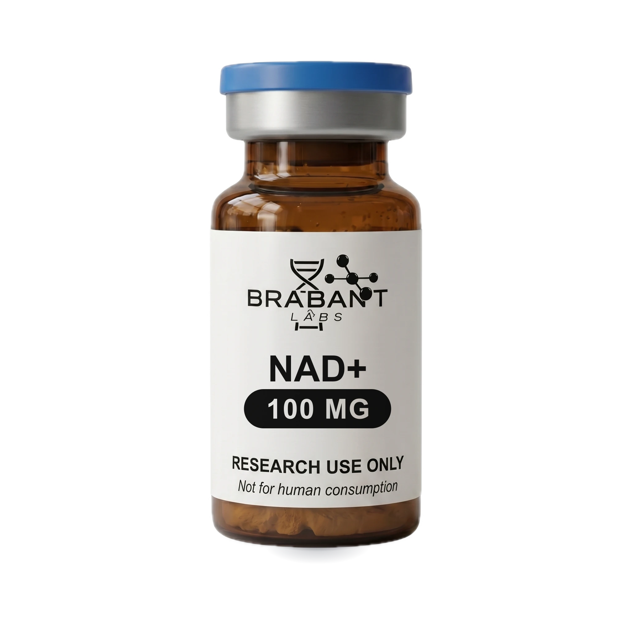 NAD+ 500 mg onderzoeksflacon van BrabantLabs